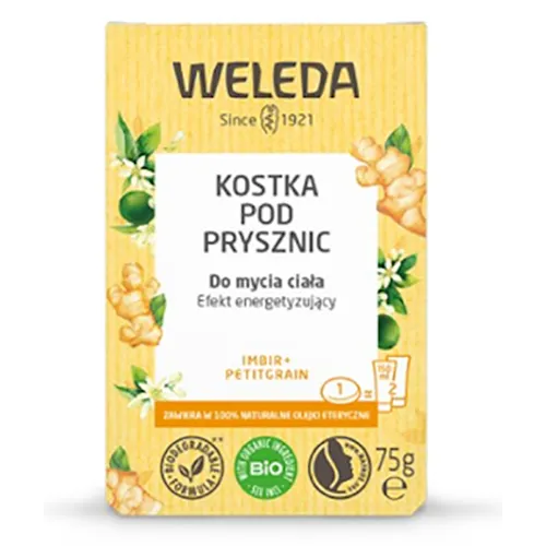 Weleda Kostka pod prysznic `Imbir + Petitgrain`