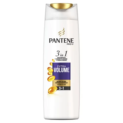 Pantene Pro-V, Extra Volume 3 in 1 Shampoo + Conditioner + Treatment (3 w 1 szampon z odżywką do włosów cienkich, pozbawionych objętości `Większa objętość`)