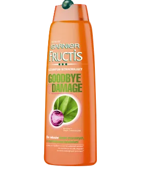 Garnier Fructis, Goodbye Damage, Szampon wzmacniający do włosów bardzo zniszczonych, z rozdwojonymi końcówkami (stara wersja)