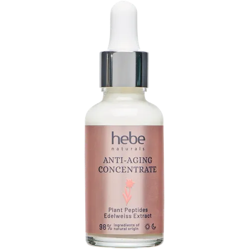 Hebe Naturals, Anti-Aging Concentrate (Przeciwstarzeniowy koncentrat z naturalnymi peptydami roślinnymi do twarzy)