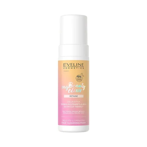Eveline Cosmetics My Beauty Elixir, Delikatna pianka rozświetlająca do mycia twarzy