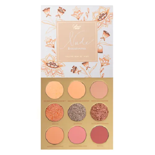 Glam Shop GlamBox, Paleta cieni do powiek `Nude Brzoskwinia`