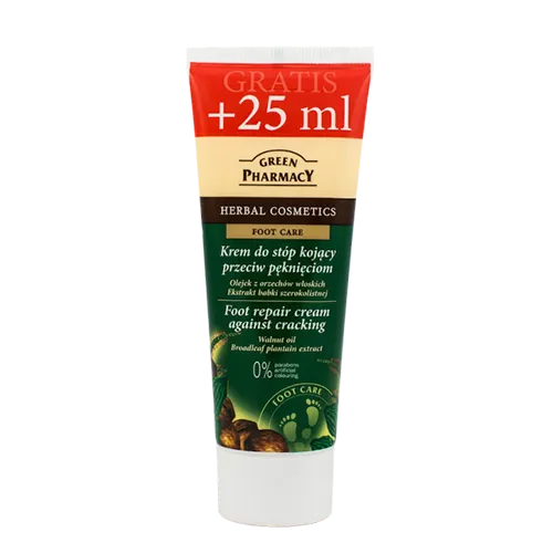 Green Pharmacy Krem do stóp gojący i przeciw pęknięciom