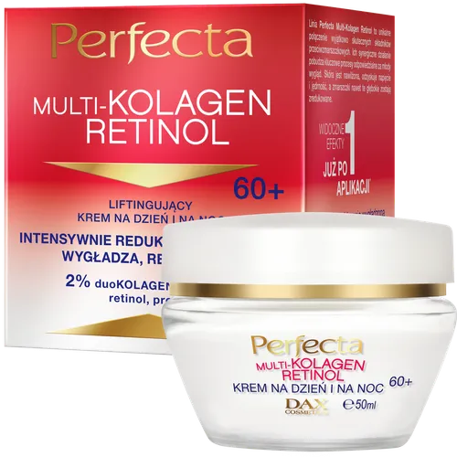 Perfecta Multi-kolagen Retinol, Liftingujący krem na dzień i na noc 60+