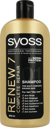 Syoss Renew 7, Szampon do włosów suchych i zniszczonych