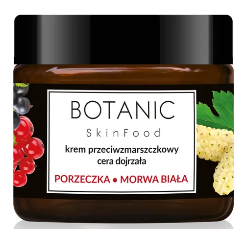 Botanic Skin Food Krem przeciwzmarszczkowy `Porzeczka i liść morwy białej`