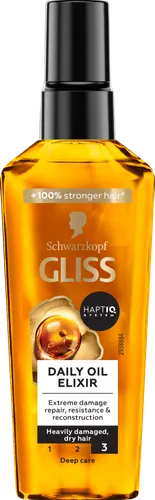 Schwarzkopf Gliss Daily Oil Elixir (Eliksir do włosów mocno zniszczonych i suchych) - 1