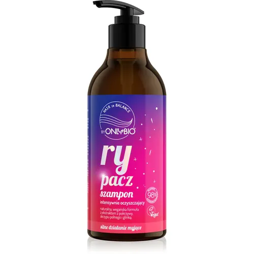 OnlyBio Hair in Balance, Rypacz, Szampon intensywnie oczyszczający (różne zapachy) - 2