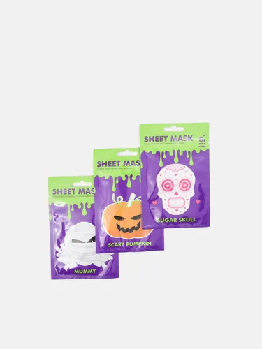 Sinsay Halloween Sheet Mask Set (Maseczki do twarzy)