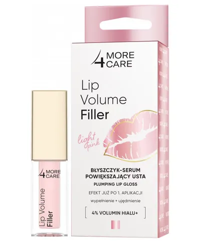More4Care Lip Volume Filler, Plumping Lip Gloss (Błyszczyk-serum powiększający usta) - 2