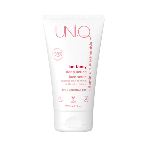 Uni.Q Be Fancy, Vitamin C & Niacinamide Deep Action Face Scrub (Peeling do twarzy)
