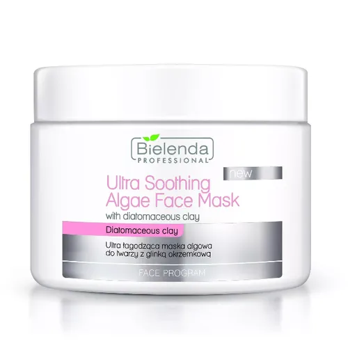 Bielenda Professional Face Program, Ultra Soothing Algae Face Mask (Ultra łagodząca maska algowa do twarzy z glinką okrzemkową)