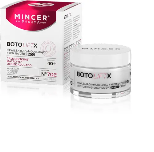 Mincer Pharma BotoLiftX 40+, Nawilżająco-modelujący krem na dzień/na noc No, 702