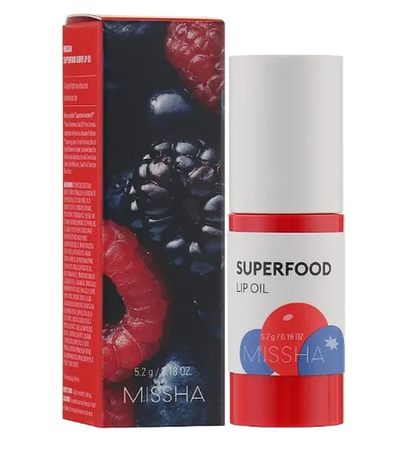 Missha Superfood Berry Lip Oil (Odżywczy olejek do ust)
