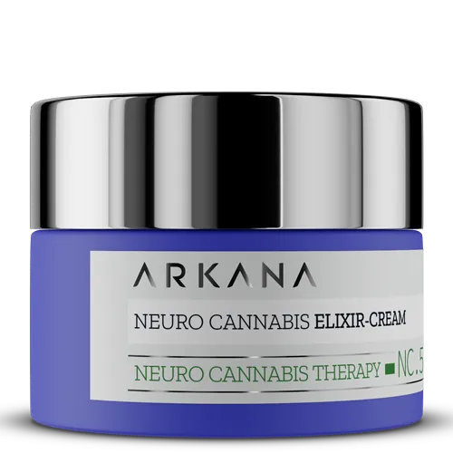 Arkana Neuro Cannabis Therapy, Neuro Cannabis Elixir-Cream (Kanabisowy neuro eliksir-krem dla skór zestresowanych i dysfukncyjnych)