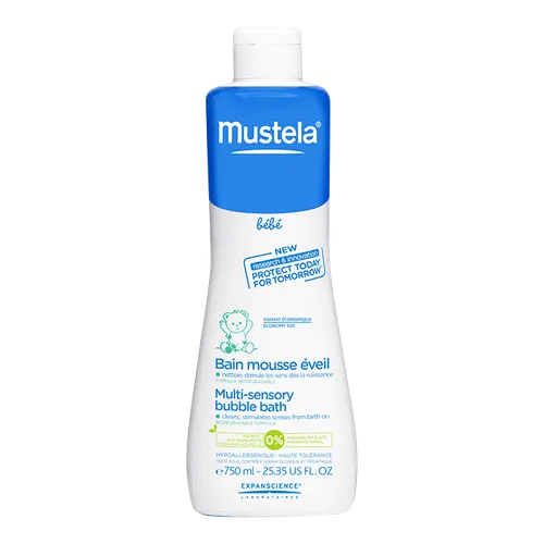 Mustela Bebe, Energizing Bubble Bath (Płyn do kąpieli 'Bąbelkowa kąpiel')