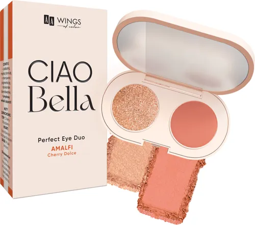AA Wings of Color Ciao Bella, Amalfi Cherry Dolce, Perfect Eye Duo (Podwójne cienie do powiek) - 2