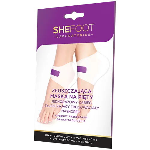 SheFoot Złuszczająca maska na pięty