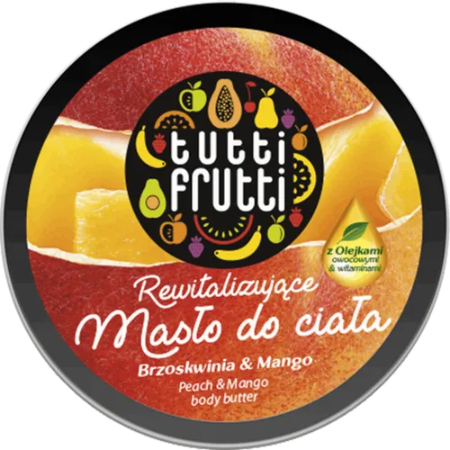 Tutti Frutti Rewitalizujące masło do ciała `Brzoskwinia i mango`