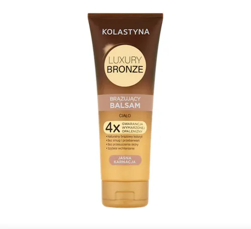 Kolastyna Luxury Bronze, Balsam brązujący do ciała jasna karnacja (nowa wersja)