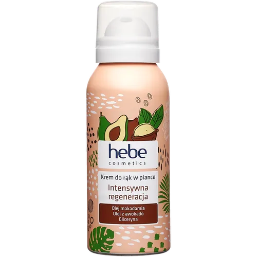 Hebe Cosmetics, Krem do rąk w piance `Intensywna regeneracja`