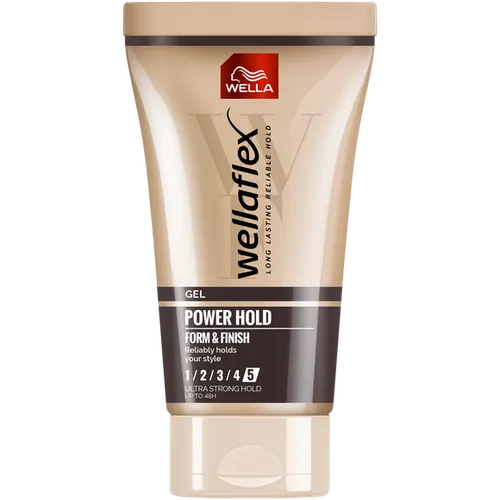Wella Wellaflex, Power Hold, Form & Finish Ultra Strong Hold Gel (Żel do włosów)