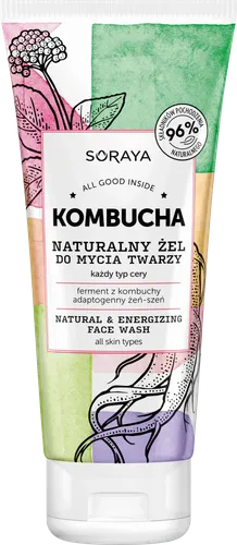 Soraya Kombucha, Naturalny żel do mycia twarzy do każdego typu cery