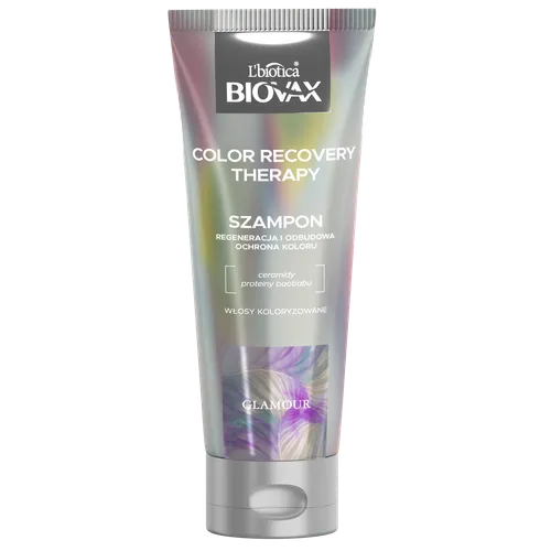 L'biotica Biovax Color Recovery Therapy, Regeneracja i Odbudowa, Ochrona koloru, Szampon do włosów koloryzowanych - 1