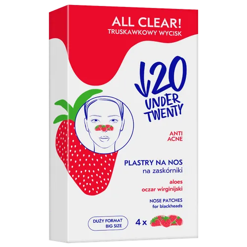 Under Twenty Anti Acne All Clear!, Plastry na nos na zaskórniki