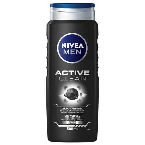 Nivea Men, Active Clean, Żel pod prysznic