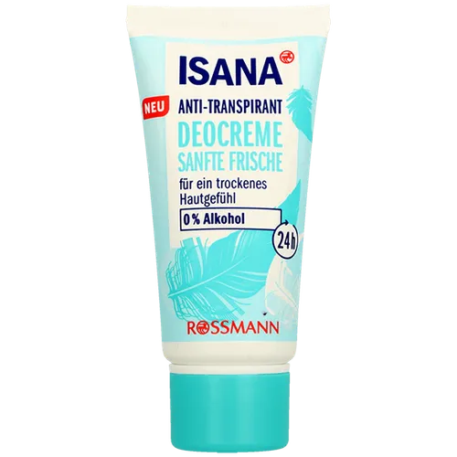 Isana Anti-transpirant Deocreme Sanfte Frische (Antyperspirant w kremie)