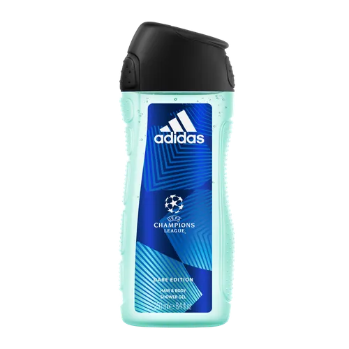 Adidas UEFA Champions League, Dare Edition, Hair & Body Shower Gel (Żel pod prysznic i szampon dla mężczyzn)