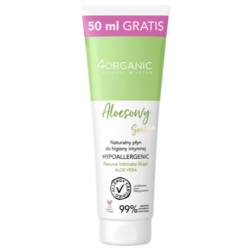 4Organic Naturalny płyn do higieny intymnej `Aloesowy` - 1