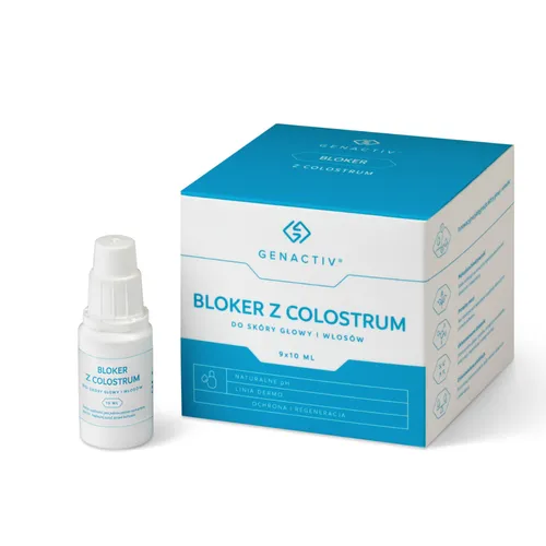 Genactiv Bloker z Colostrum do skóry głowy i włosów