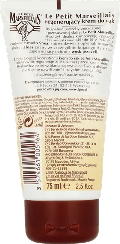 Le Petit Marseillais Recettes Méditerranéennes, Creme Mains Réparatrice (Regenerujący krem do rąk z masłem karite, aloesem i woskiem pszczelim) - 2