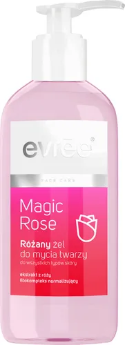 Evree Magic Rose, Różany żel do mycia twarzy do wszystkich typów skóry