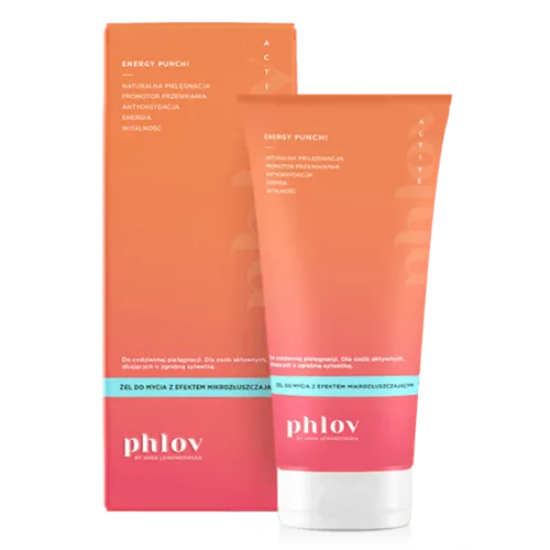 Phlov by Anna Lewandowska Energy Punch!, Żel do mycia z efektem mikrozłuszczającym