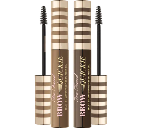 Too Faced Brow Quickie, Brush-On Fiber Gel (Żel do stylizacji brwi) - 2