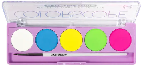 J.Cat Beauty Colorscope, Water Activate Eyeliner Palette (Paleta eyelinerów aktywowanych wodą)