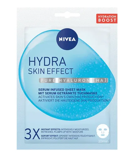 Nivea Hydra Skin Effect, Nawadniająca maska-serum w płachcie