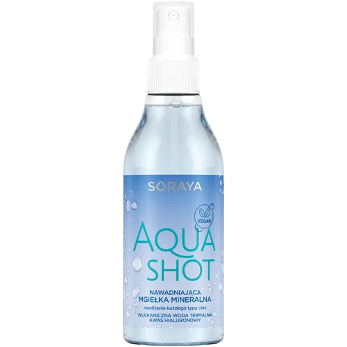 Soraya Aqua Shot, Nawadniająca mgiełka mineralna do twarzy