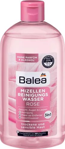 Balea Gesichtswasser Mizellenwasser für trockene Haut (Micelarna woda różana)