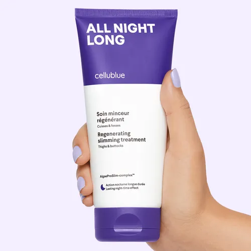 Cellublue All Night Long, Balsam wyszczuplająco-regenerujący uda i pośladki