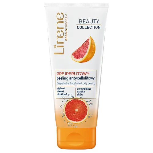 Lirene Dermoprogram Beauty Collection, Grejpfrutowy peeling antycellulitowy
