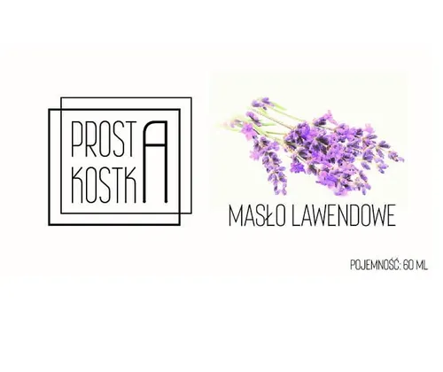 Prosta kostka Masło lawendowe