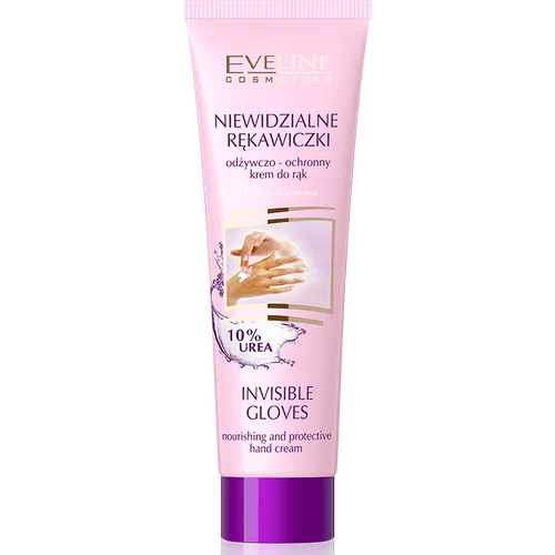 Eveline Cosmetics Niewidzialne Rękawiczki, Krem do rąk, odżywczo - ochronny (nowa wersja)