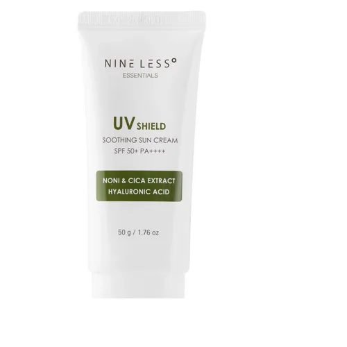 Nine Less Soothing Sun Cream SPF 50+ PA++++ (Nawilżający krem z filtrem)