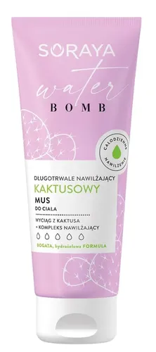 Soraya Water Bomb, Długotrwale nawilżający kaktusowy mus do ciała