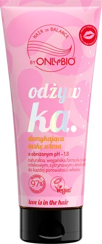 OnlyBio Odżywka domykająca łuskę włosa o obniżonym pH 1,8 (różne zapachy) - 1