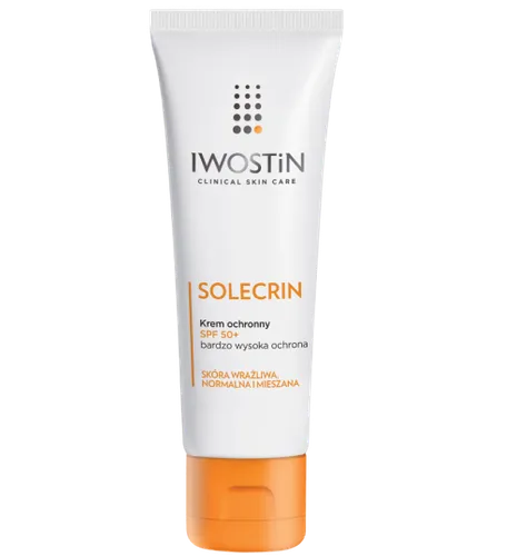 Iwostin Solecrin, Krem ochronny dla skóry wrażliwej, normalnej, mieszanej SPF 50+